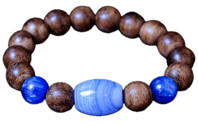 Vòng tay trầm hương đá ion âm